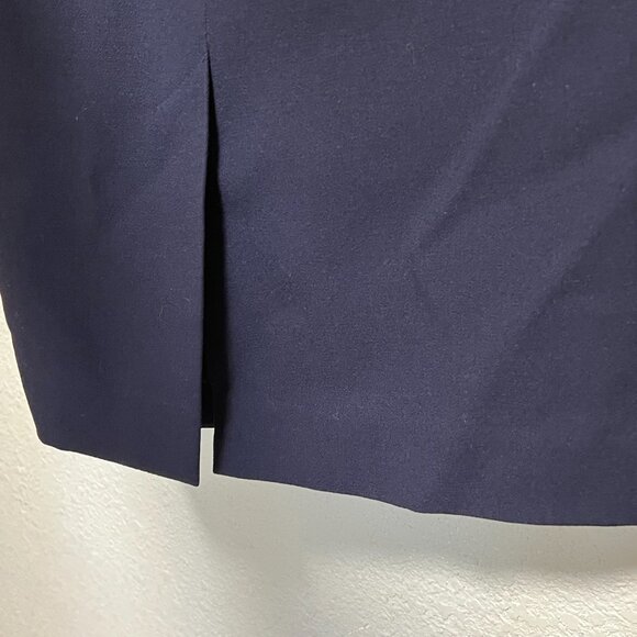Liz Claiborne Collection 100% Wool Pencil Straight Skirt Women 8 fits like 6 - Picture 4 of 9